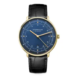 Đồng Hồ Nam Sternglas Hamburg Edition Marine S01-HHM07-HE03 Màu Xanh Dương