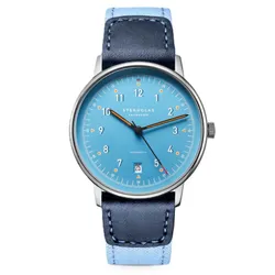 Đồng Hồ Nam Sternglas Lumatik Automatic S02-LM17-NY05 Màu Xanh Bạc