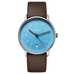 Đồng Hồ Nam Sternglas Lumatik Automatic S02-LM17-PR04 38mm Màu Xanh Nâu