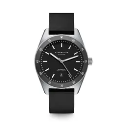 Đồng Hồ Nam Sternglas Marus Black Rubber S02-MA03-KA01 - 42mm Màu Đen Bạc