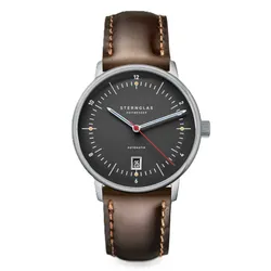 Đồng Hồ Nam Sternglas Naos Pro Automatic Anthracite S02-NP11-BR03 Màu Nâu Đen