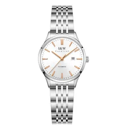 Đồng Hồ Nữ I&W Carnival Automatic Watch IW509L-DT (IW509L8) Màu Bạc/Trắng