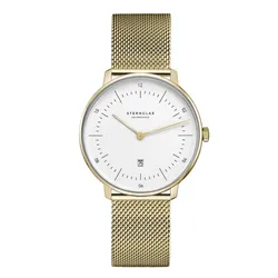 Đồng Hồ Nữ Sternglas Naos XS Gold Milanaise S01-ND02-MI07 Màu Vàng