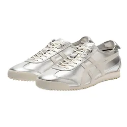 Giày Pickleball Onitsuka Tiger Mexico 66 Silver Off White 1183B566-021 Màu Bạc Size 36