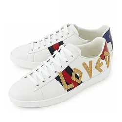 Giày Sneaker Nữ Gucci WMNS Ace Loved 505328-DOPE0-9095 Màu Trắng Size 35