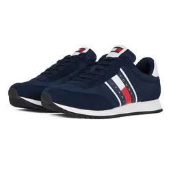 Giày Thể Thao Nam Tommy Hilfiger Runner Casual Essentials EM0EM01351_BLC1G Màu Xanh Than Size 40