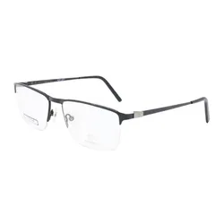 Gọng Kính Nam Alain Delon Rectangle ADT1077 C12S Màu Đen