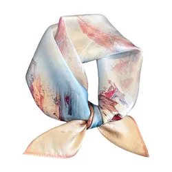 Khăn Choàng Lụa Kya Jewel Dreamy Town 53 x 53cm SC49 Phối Màu