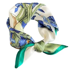 Khăn Choàng Nữ Kya Jewel Timeless Iris SC57 Màu Xanh