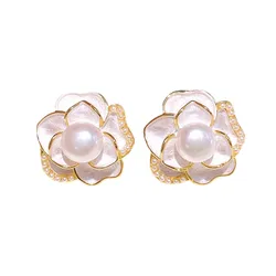 Khuyên Tai Nữ Kya Jewel Petal Unfold PE36 Màu Vàng Trắng