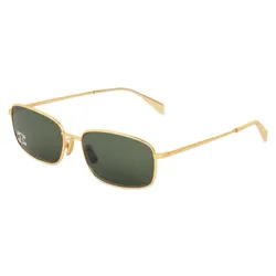 Kính Mát Celine Triomphe Rhinestone 02 Sunglasses In Metal With Crystals 4S285CMSB.35SG Màu Vàng - Xanh