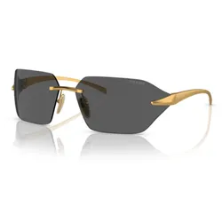 Kính Mát Nữ Prada Sunglasses 0PRA56S 15N5S0 Màu Xám Vàng
