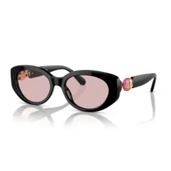 Kính Mát Nữ Swarovski 0SK6002F 1001/554 Màu Đen Hồng
