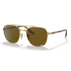 Kính Mát Unisex Rayban Sunglasses 0RB3688 001/AN58 Màu Vàng Gold