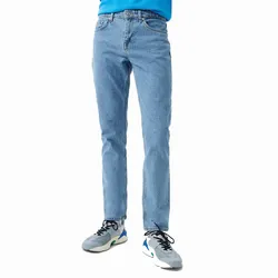 Quần Jean Nam Lacoste Slim Fit Stretch Cotton Denim HH2704 MKU Màu Xanh Denim