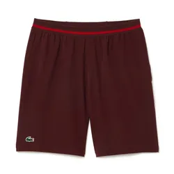 Quần Short Nam Lacoste Tennis Shorts x Novak Djokovic GH7413 51 BZD Màu Đỏ Mận Size 3