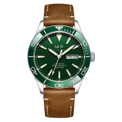 Đồng Hồ Nam I&W Carnival IW533G-DD – Automatic (IW533G5) Màu Nâu Phối Xanh