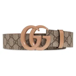 Thắt Lưng Nữ Gucci Marmont Belt Monogram Màu Xám Size 75cm