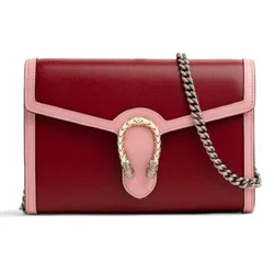 Túi Đeo Chéo Nữ Gucci Burgundy Dionysus Shoulder Bag 401231 18YQX-6664 Màu Đỏ Hồng