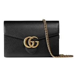 Túi Đeo Chéo Nữ Gucci GG Marmont Matelassé Mini Bag Màu Đen