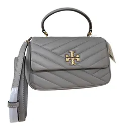 Túi Đeo Chéo Nữ Tory Burch  Kira Chevron 154718 Màu Xám