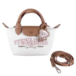 Túi Đeo Chéo Nữ TTWN BEAR &GUOO TN3541 TN3865 Màu Be Nâu Size S+