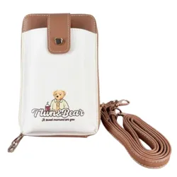 Túi Đeo Chéo Nữ TTWN BEAR &GUOO TT2523 Màu Be Nâu