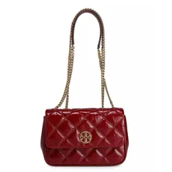 Túi Đeo Vai Nữ Tory Burch Willa Shine Shoulder Bag  Màu Đỏ Đậm  