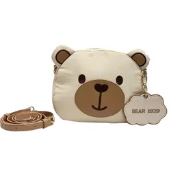 Túi Đeo Vai Nữ TTWN BEAR & GUOO BEAR GU1228/GU1227 Màu Be Size S