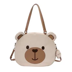 Túi Đeo Vai Nữ TTWN BEAR & GUOO BEAR GU1228 Màu Be Size L