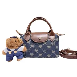 Túi Xách Tay Nữ TTWN BEAR Handbag TN3541 GU1125-28220 Màu Xanh Size S+