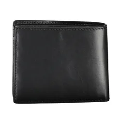Ví Nam Tommy Hilfiger Men's Leather Wallet AM0AM11271_NERO_BDS Màu Đen
