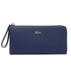 Ví Nữ Lacoste Women's Daily Lifestyle Zip Wallet NF4374DB 021 Màu Xanh Navy