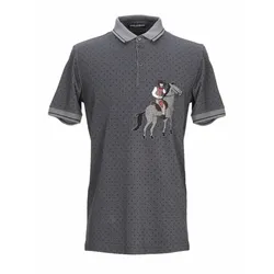 Áo Polo Nam Dolce & Gabbana D&G Polo Shirt G8GH1Z Màu Xám Size 44
