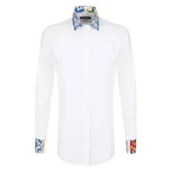 Áo Sơ Mi Nam Dolce & Gabbana D&G Martini G5EJ1T Màu Trắng Size 40