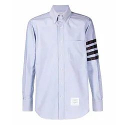 Áo Sơ Mi Nam Thom Browne MWL374C Màu Xanh Nhạt Size 0
