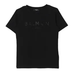 Áo Thun Nam Balmain T-shirt BV8B31 Z2389 930NE Màu Đen Size 13