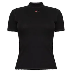 Áo Thun Nữ Diesel T-Mokky Short Sleeved TShirt A103980BLAN9XX Màu Đen Size XS