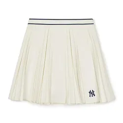 Chân Váy Nữ MLB Varsity Sportive New York Yankees Skirts 3FSKV0144 50CRS Màu Trắng Kem Size S