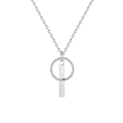 Dây Chuyền Nam Lili Jewelry Thời Trang Cá Tính Sullivan LILI_078818 Màu Bạc