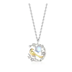 Dây Chuyền Nữ Lili Jewelry Bạc Đính Đá CZ Uyển LILI_053947 Màu Bạc Vàng