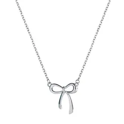Dây Chuyền Nữ Lili Jewelry Choker Hình Nơ Cute LILI_656717 Màu Bạc