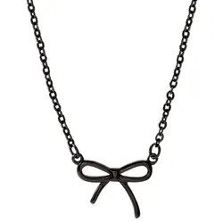 Dây Chuyền Nữ Lili Jewelry Choker Hình Nơ Đen Cute LILI_656717 Màu Đen