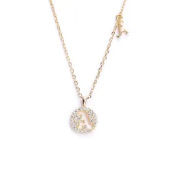 Dây Chuyền Nữ Lili Jewelry Chữ A LILI_928314 Màu Vàng