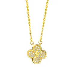 Dây Chuyền Nữ Lili Jewelry Cỏ 4 Lá Julia LILI_159613 Màu Vàng