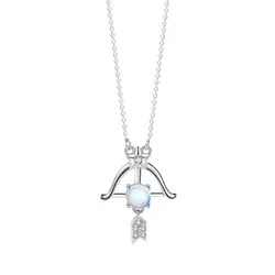 Dây Chuyền Nữ Lili Jewelry Đính Đá CZ Cung Nhân Mã Sophronia LILI_218839 Màu Vàng Trắng