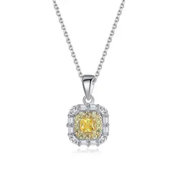 Dây Chuyền Nữ Lili Jewelry Đính Đá CZ Milena LILI_098173 Màu Vàng Bạc