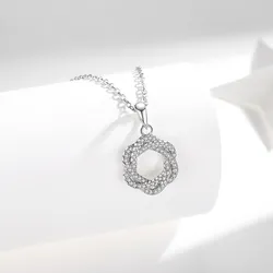 Dây Chuyền Nữ Lili Jewelry Đính Đá CZ Rayna LILI_105751 Màu Bạc