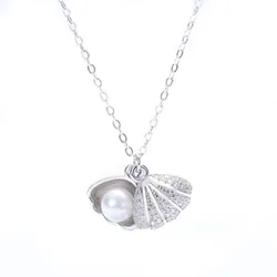 Dây Chuyền Nữ Lili Jewelry Đính Ngọc Trai Ten LILI_596512 Màu Bạc