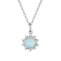 Dây Chuyền Nữ Lili Jewelry Hình Mặt Trời Martha LILI_105944 Màu Bạc
